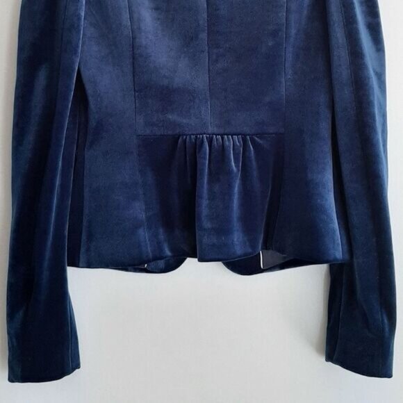Esprit Deep Blue Velvet Blazer - Picture 10 of 16